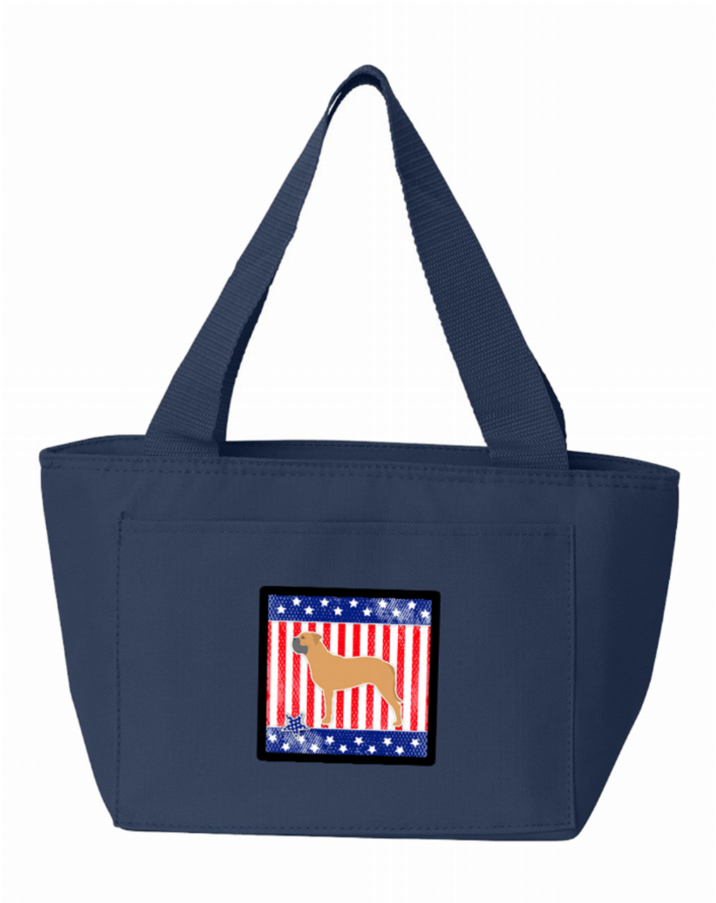 USA Patriotic Bullmastiff Lunch Bag