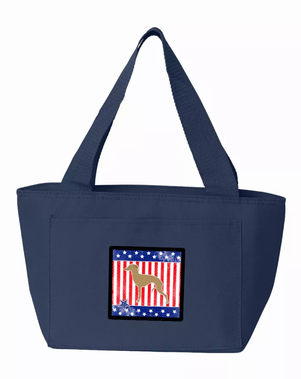 USA Patriotic Italian Greyhound Lunch Bag