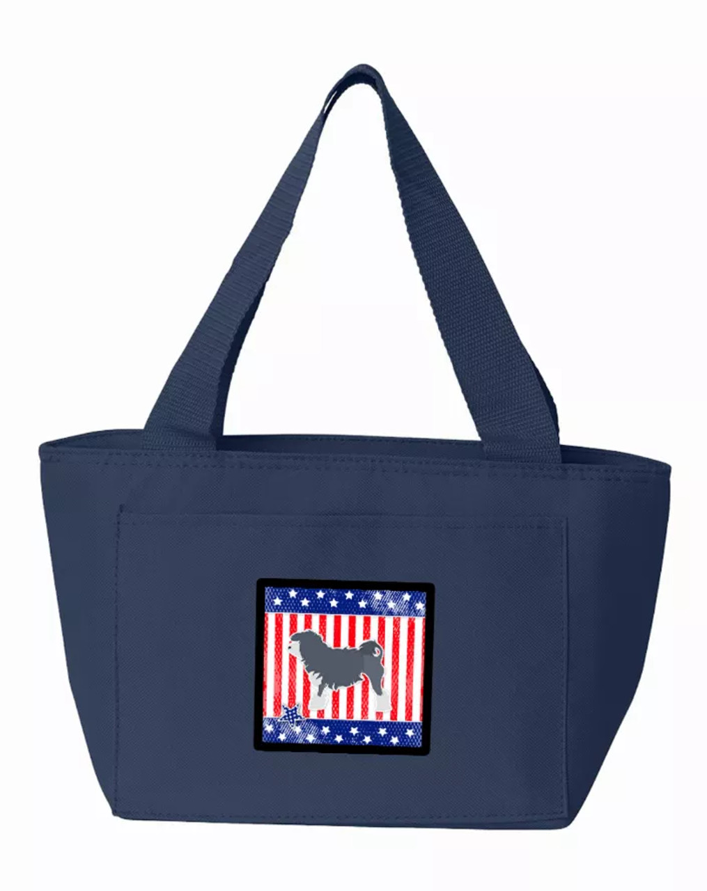 USA Patriotic Lowchen Lunch Bag
