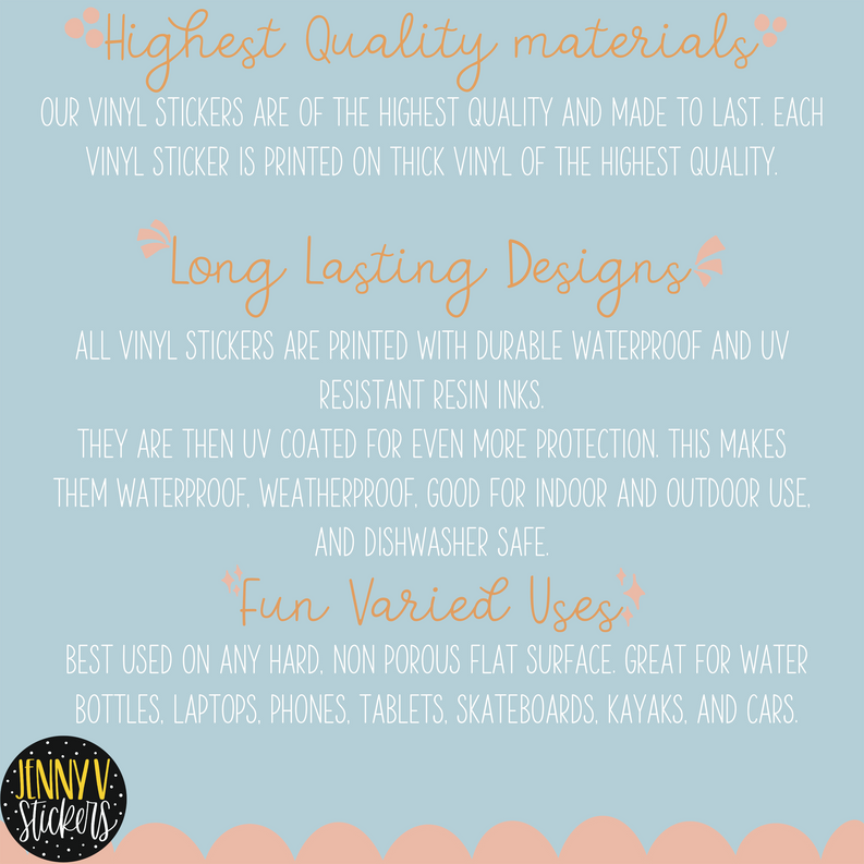 Watercolor Fox Vinyl Sticker