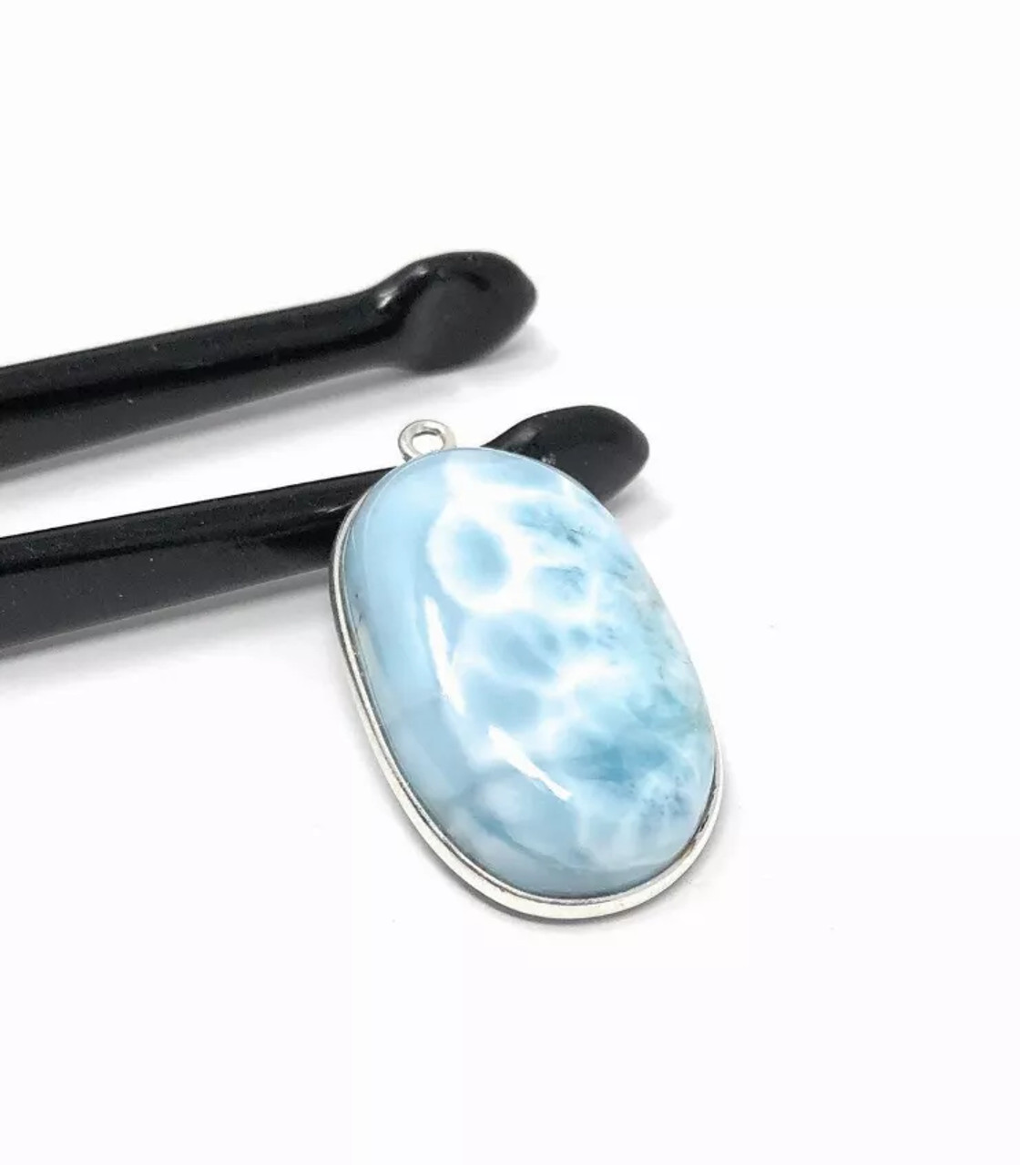 3 Piece Larimar Charms, Gemstone Charms, Sterling Silver Charms, Bulk Charms,  Charms,  Jewelry Supplies for DIY Jewelry 3 Piece Larimar Charms, Gemstone Charms, Sterling Silver Charms, Bulk Charms,  Charms,  Jewelry Supplies for DIY Jewelry