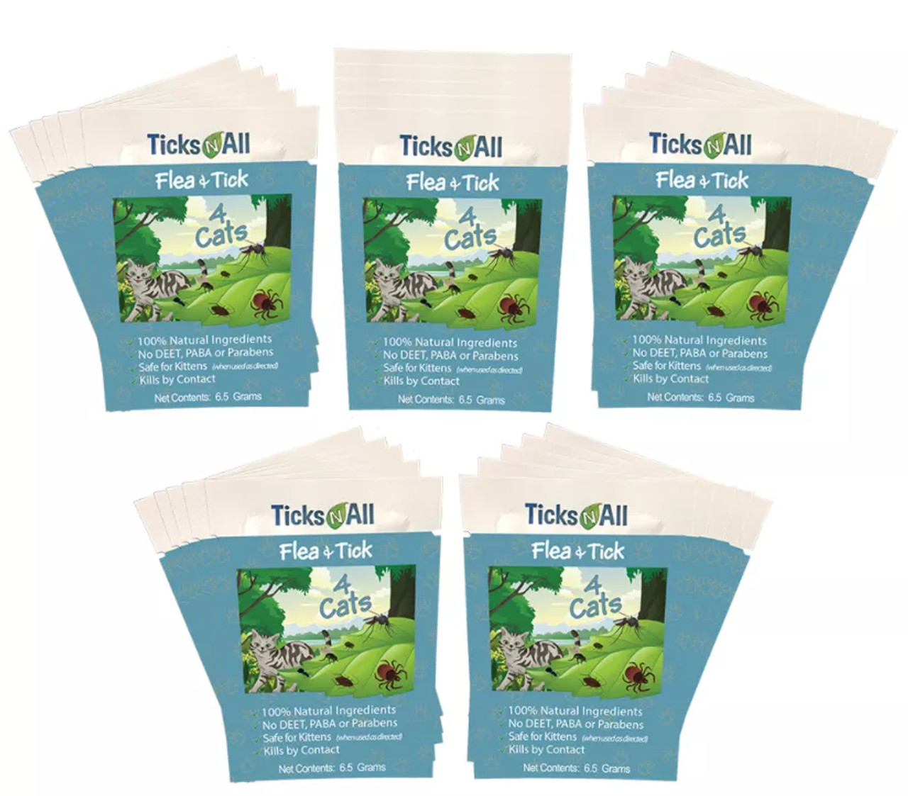 All Natural Flea and Tick Wipes 4 Cats