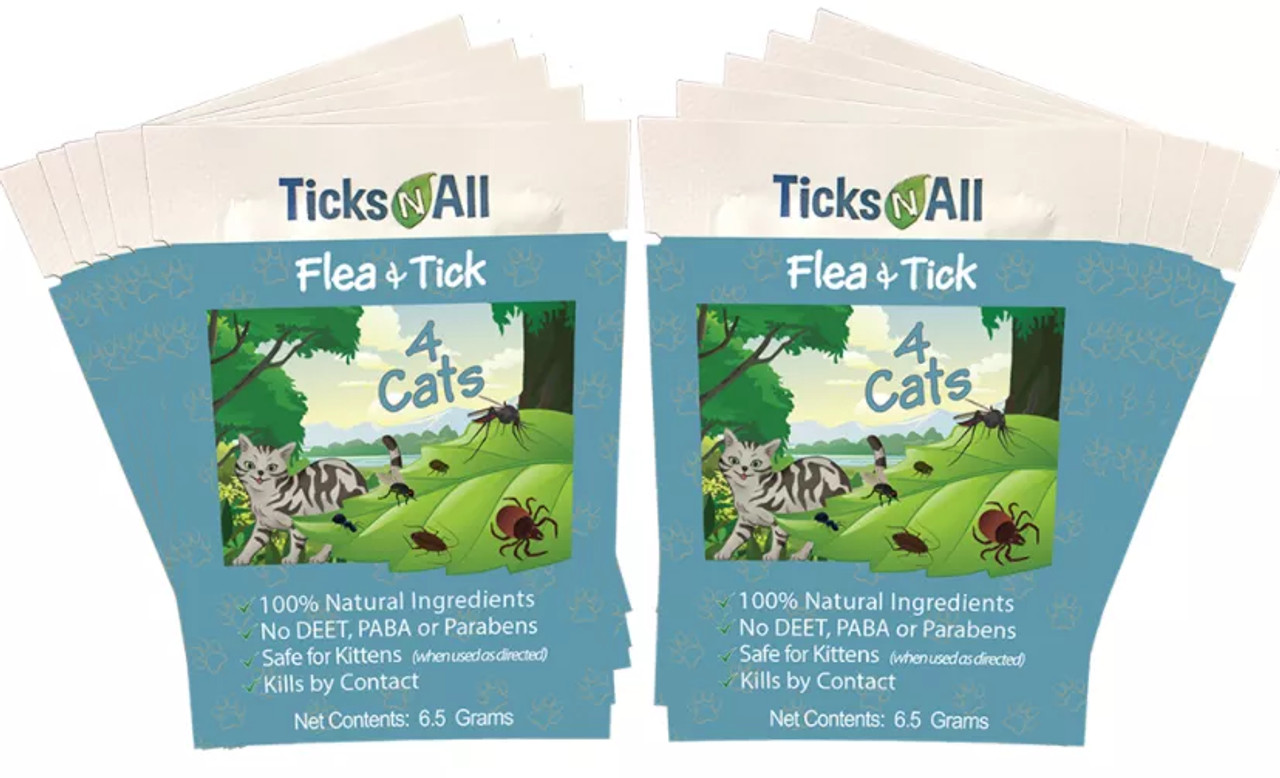 All Natural Flea and Tick Wipes 4 Cats