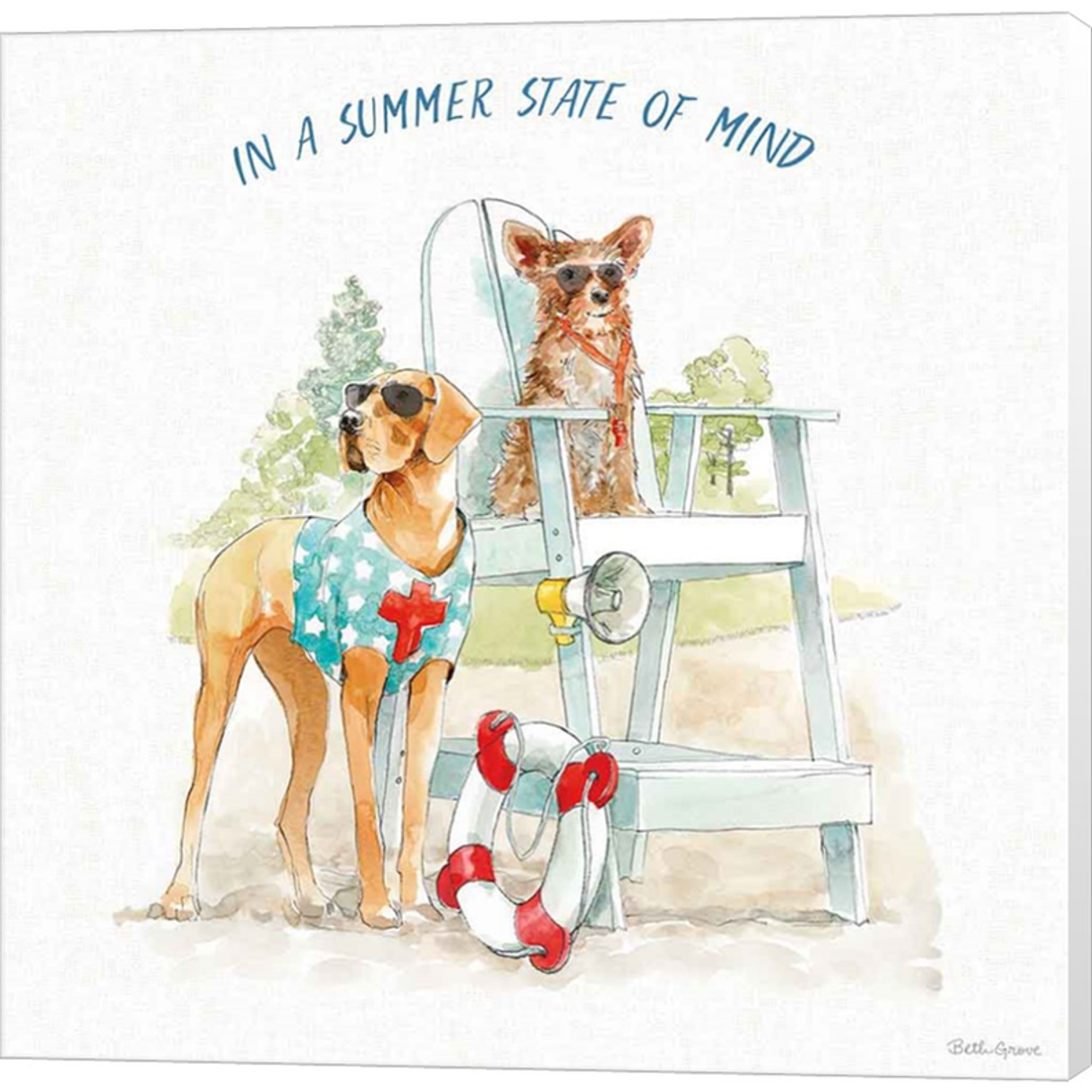 Summer Fun IV by Beth Grove, Canvas Art