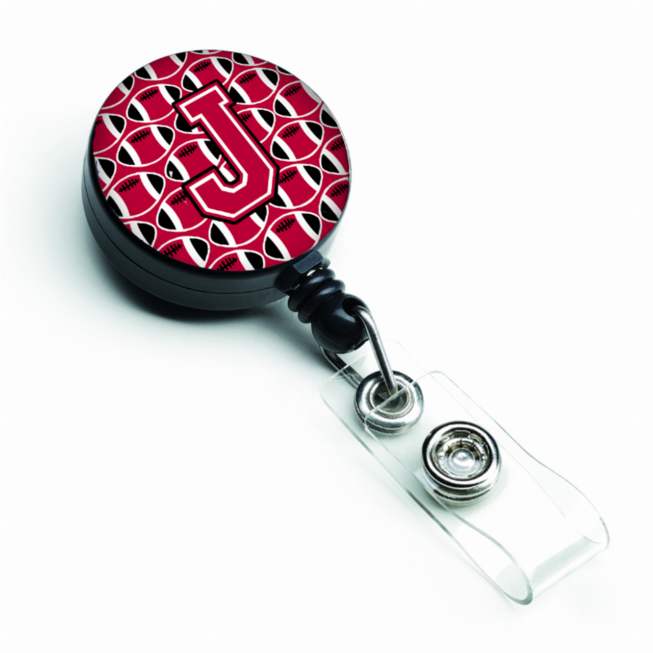 Football Retractable Badge Reel - CJ1079-JBR