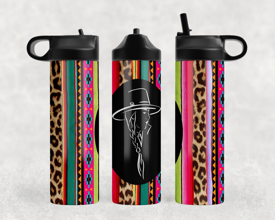 Serape Cowgirl Keychain - 2902-2845