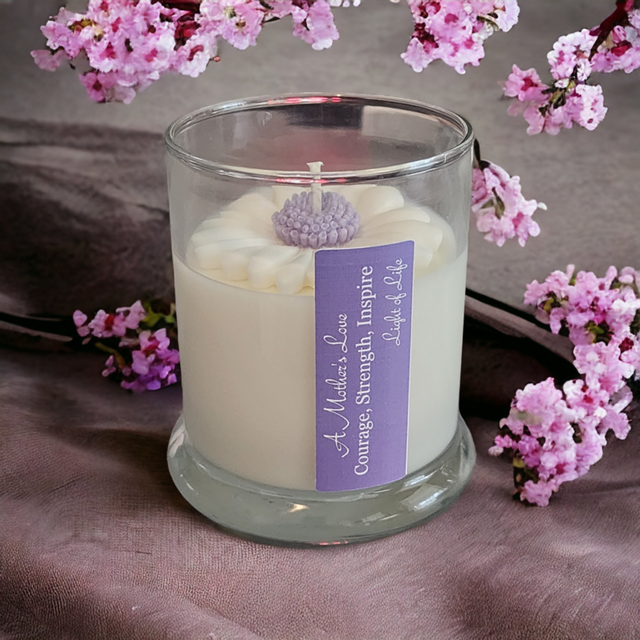Daisy Themed Soy Candles - DCan1574