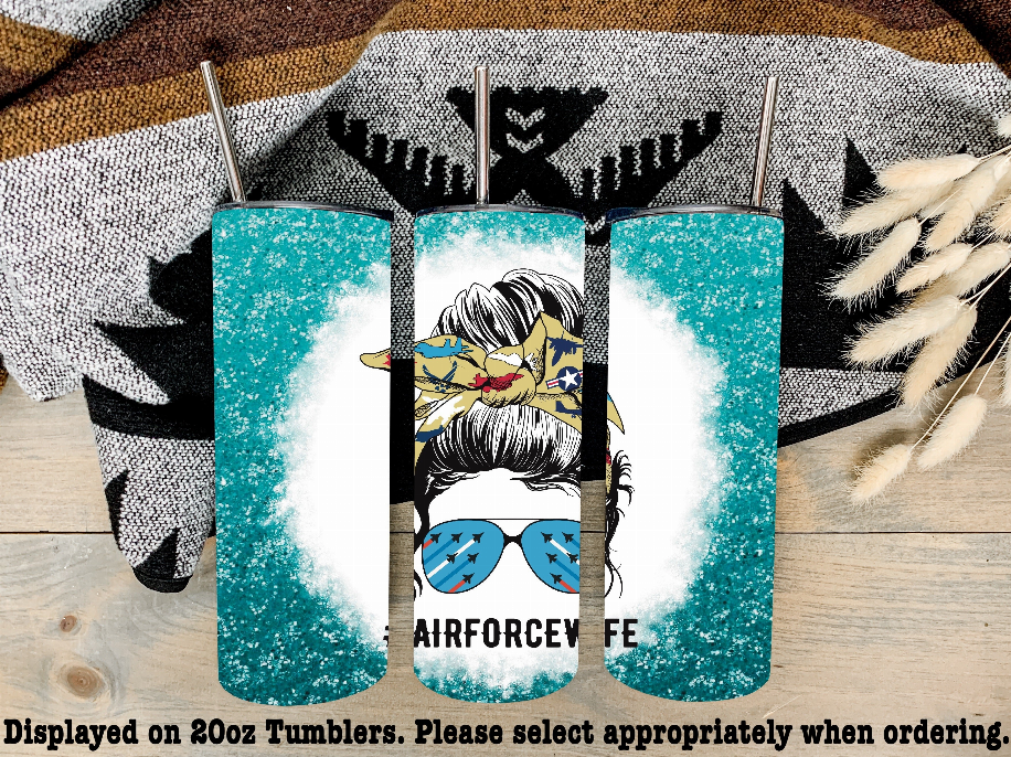 Airforce Wife Steel Tumbler