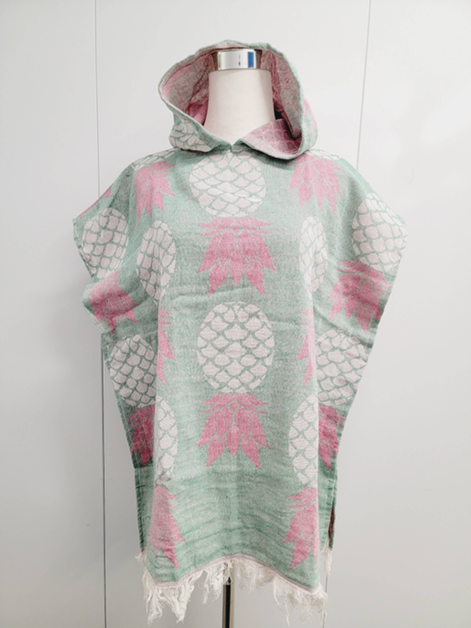 Kids poncho Beach cover-up, Hand made Light Jacket pineapple - EBRU926