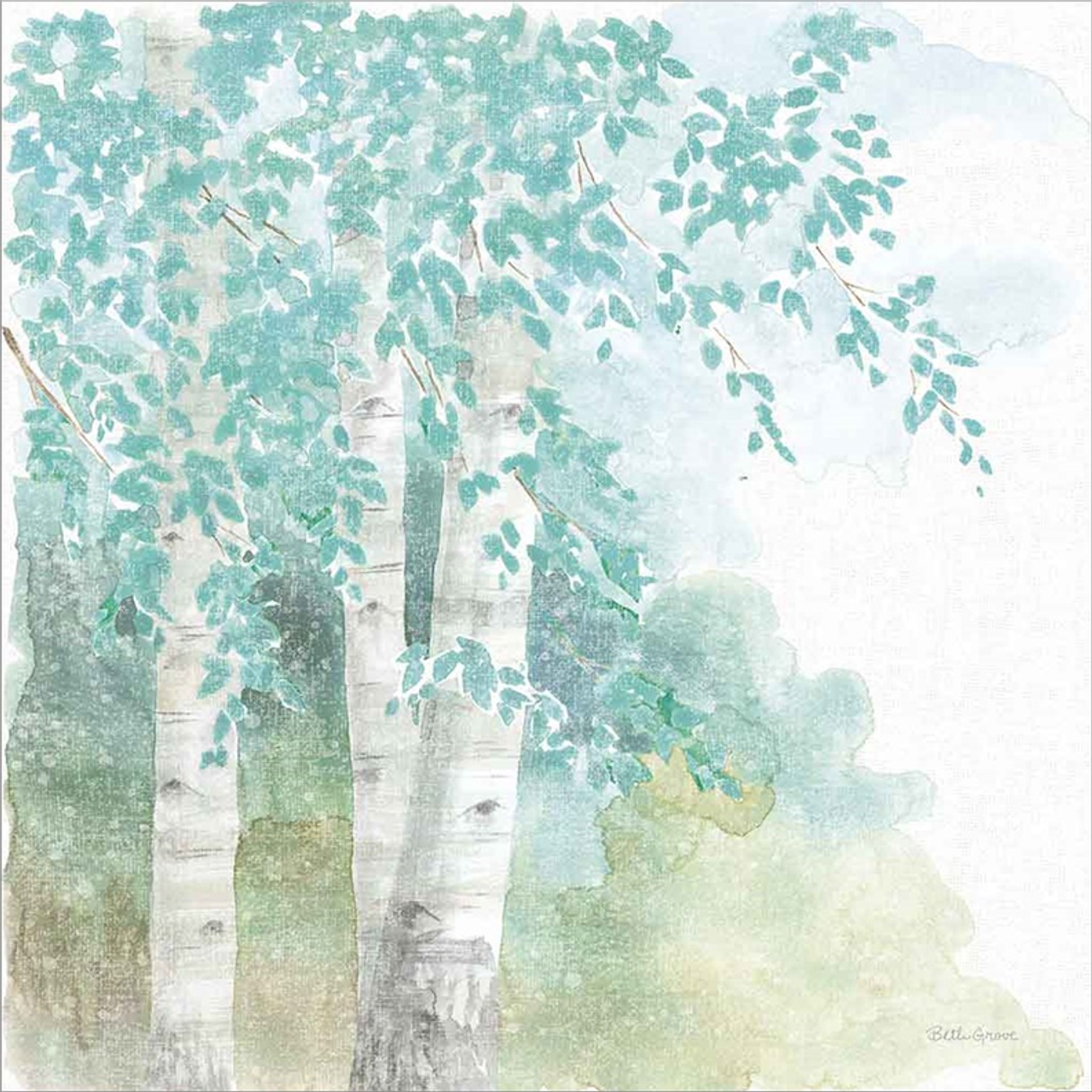 Natures Leaves II No Gold by Beth Grove, Framed Wall Art