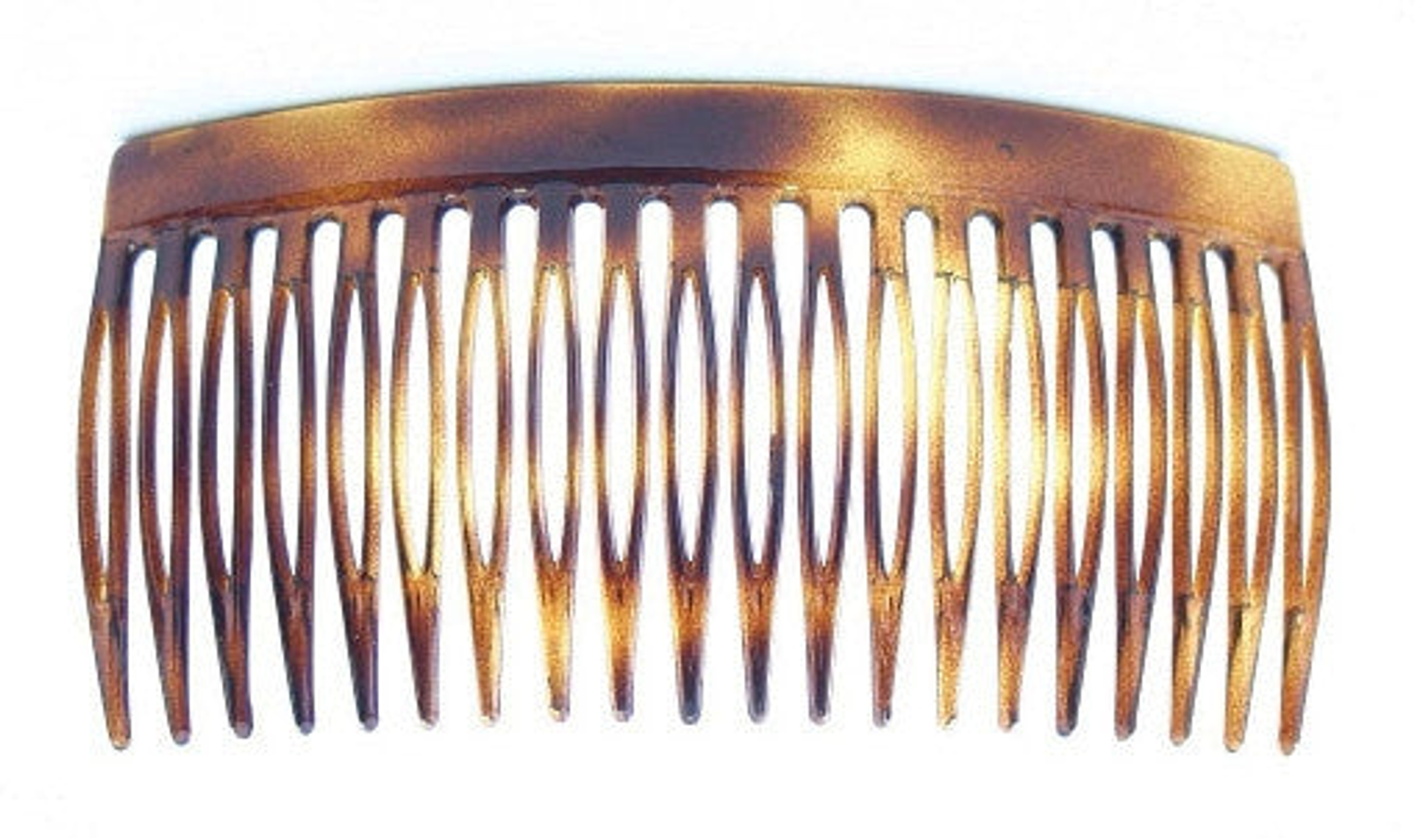 French Tortoise Shell Side Hair Combs - 556-03