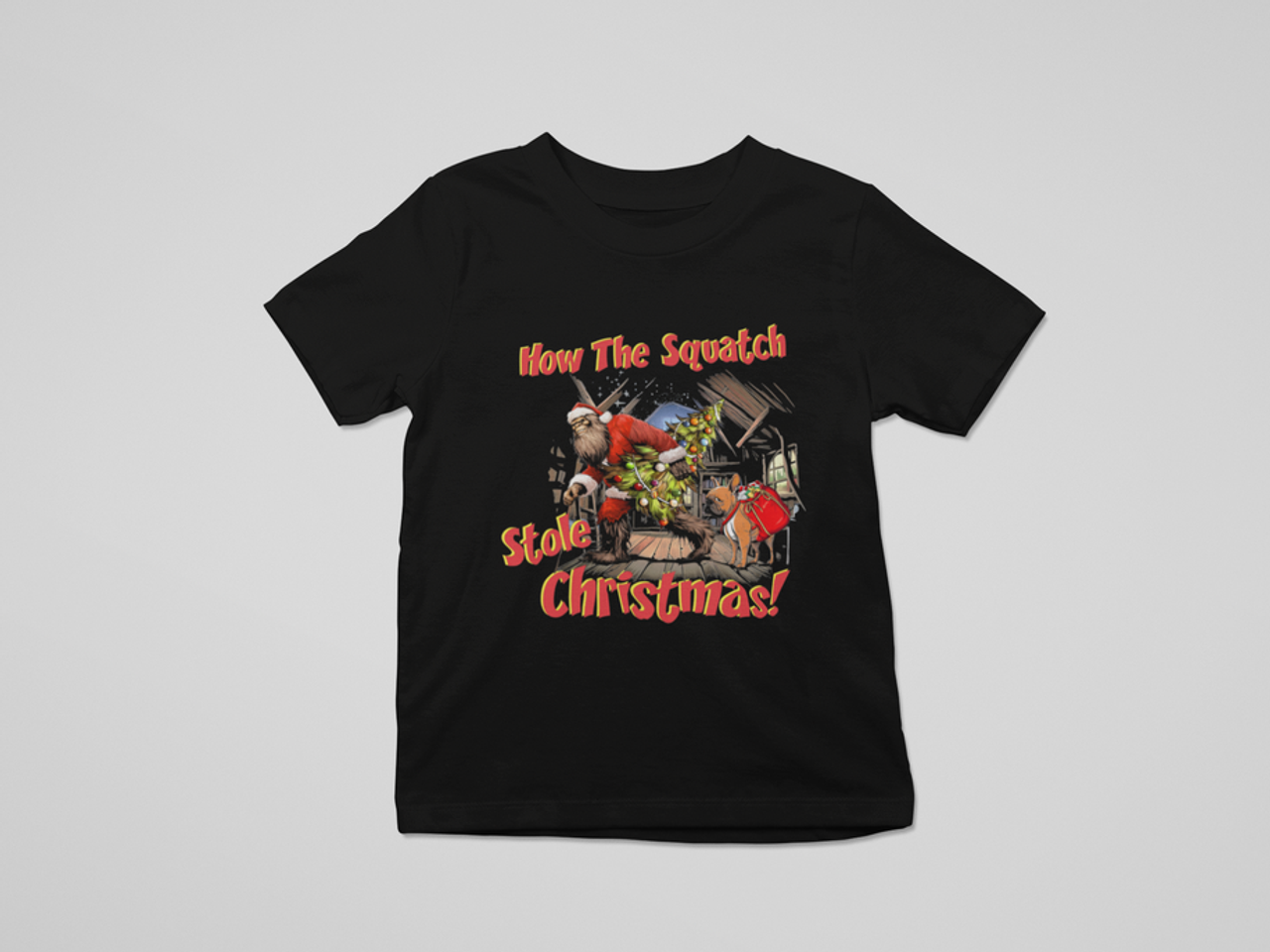 How the Squatch Stole Christmas tshirt - SqHow40