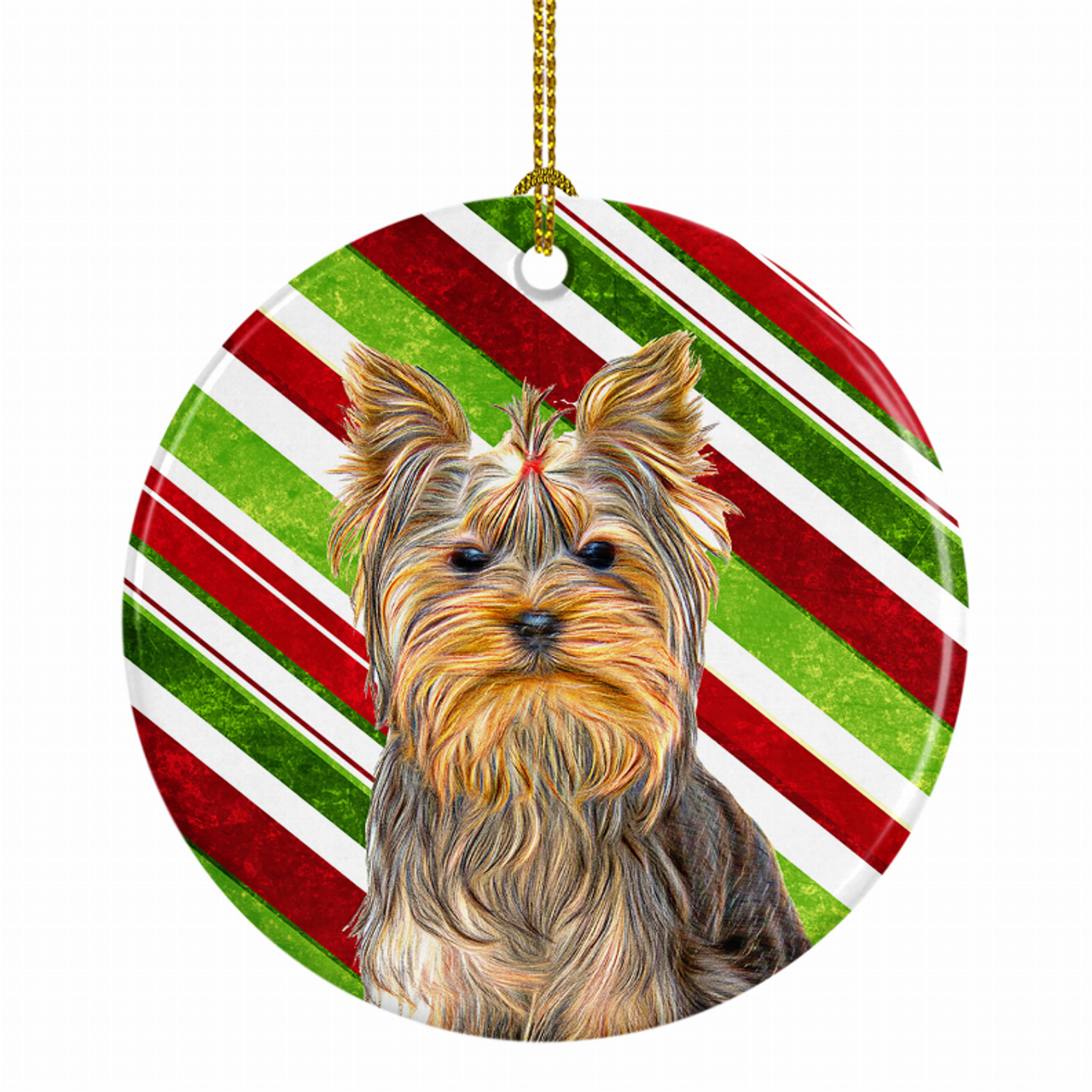 Dog on Ceramic Ornament - KJ1170CO1