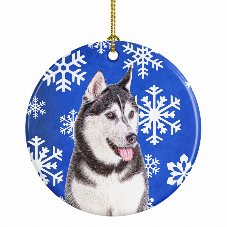 Dog on Ceramic Ornament - KJ1175CO1