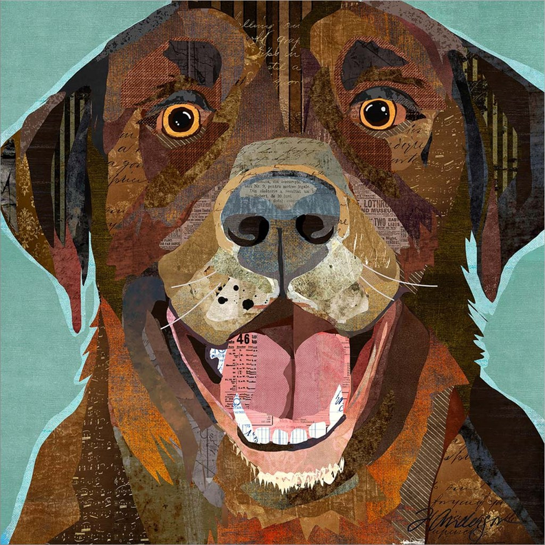 Chocolate Lab by Traci Anderson, Canvas Art