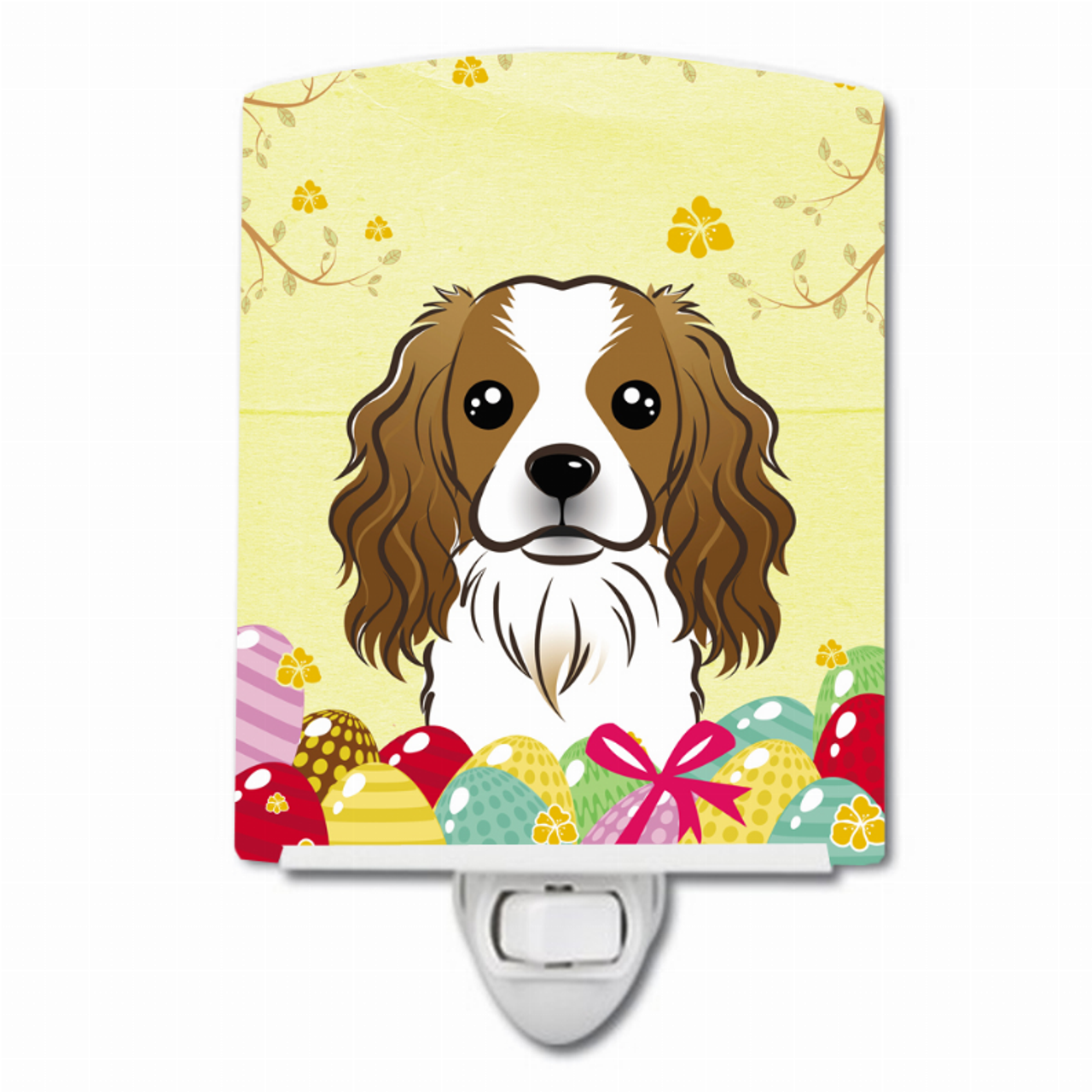 Easter Egg Hunt Design with Dog Ceramic Night Light - S000213B001695P099237V000