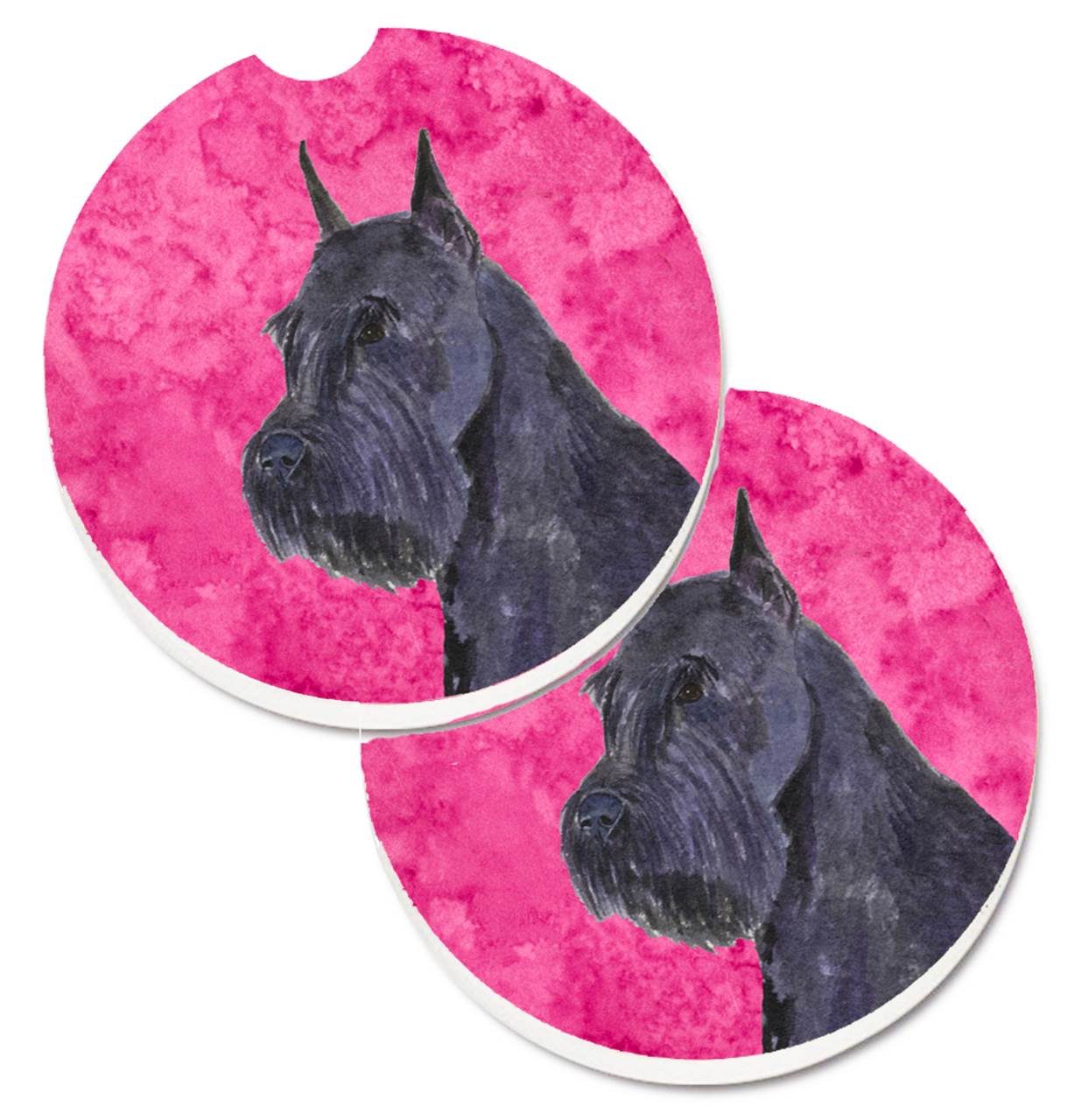 Dog Themed Cup Holder Car Coasters (Set of 2) - S000213B001695P076437V076