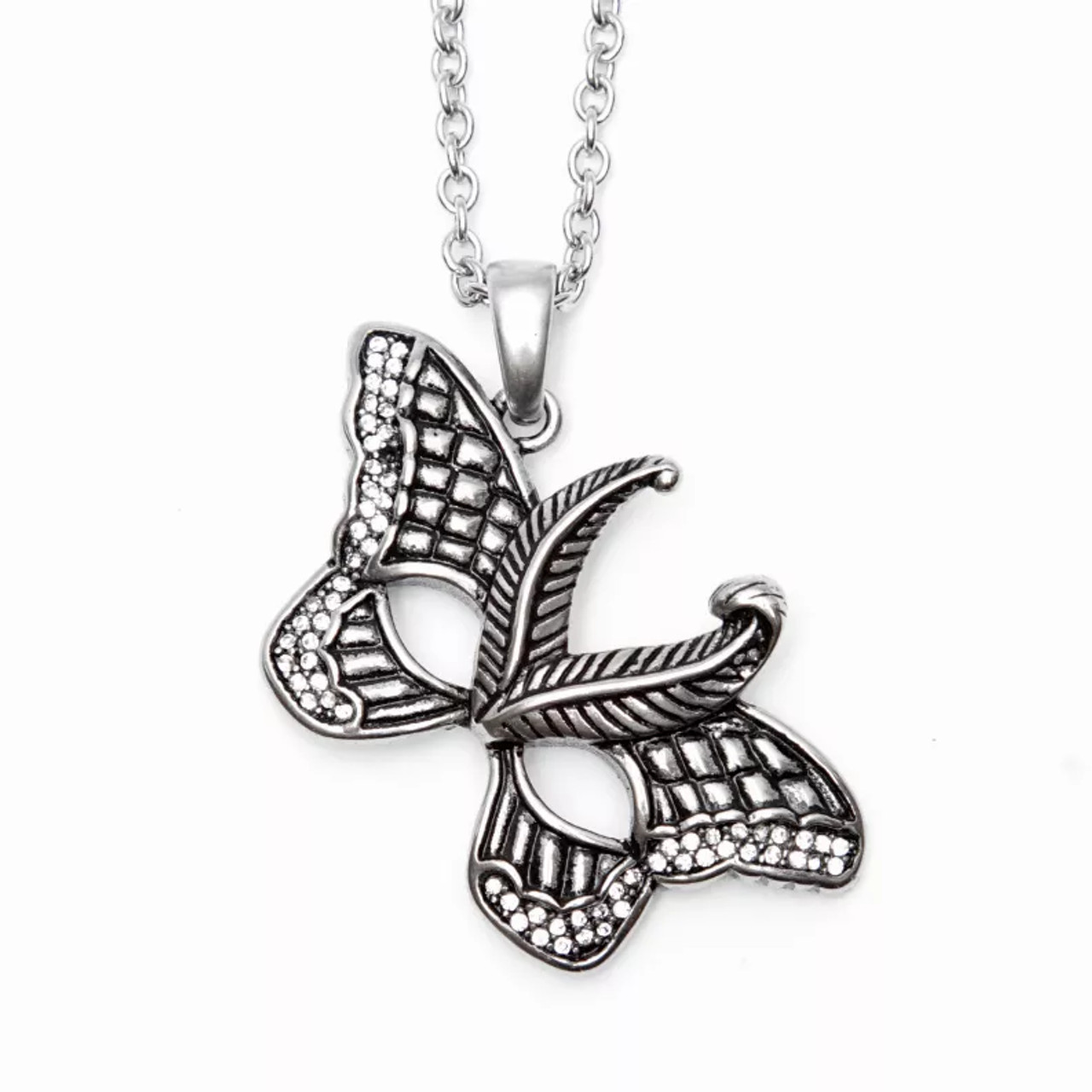 Butterfly Mask Necklace