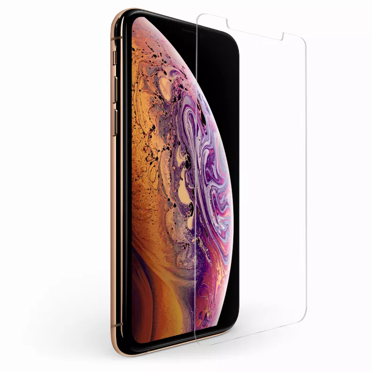 Premium Tempered- Red Glass iPhone X/XS
