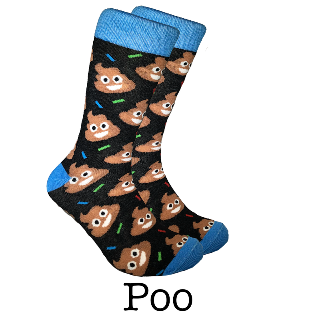 cRAZY sockS for MeN - Poo
