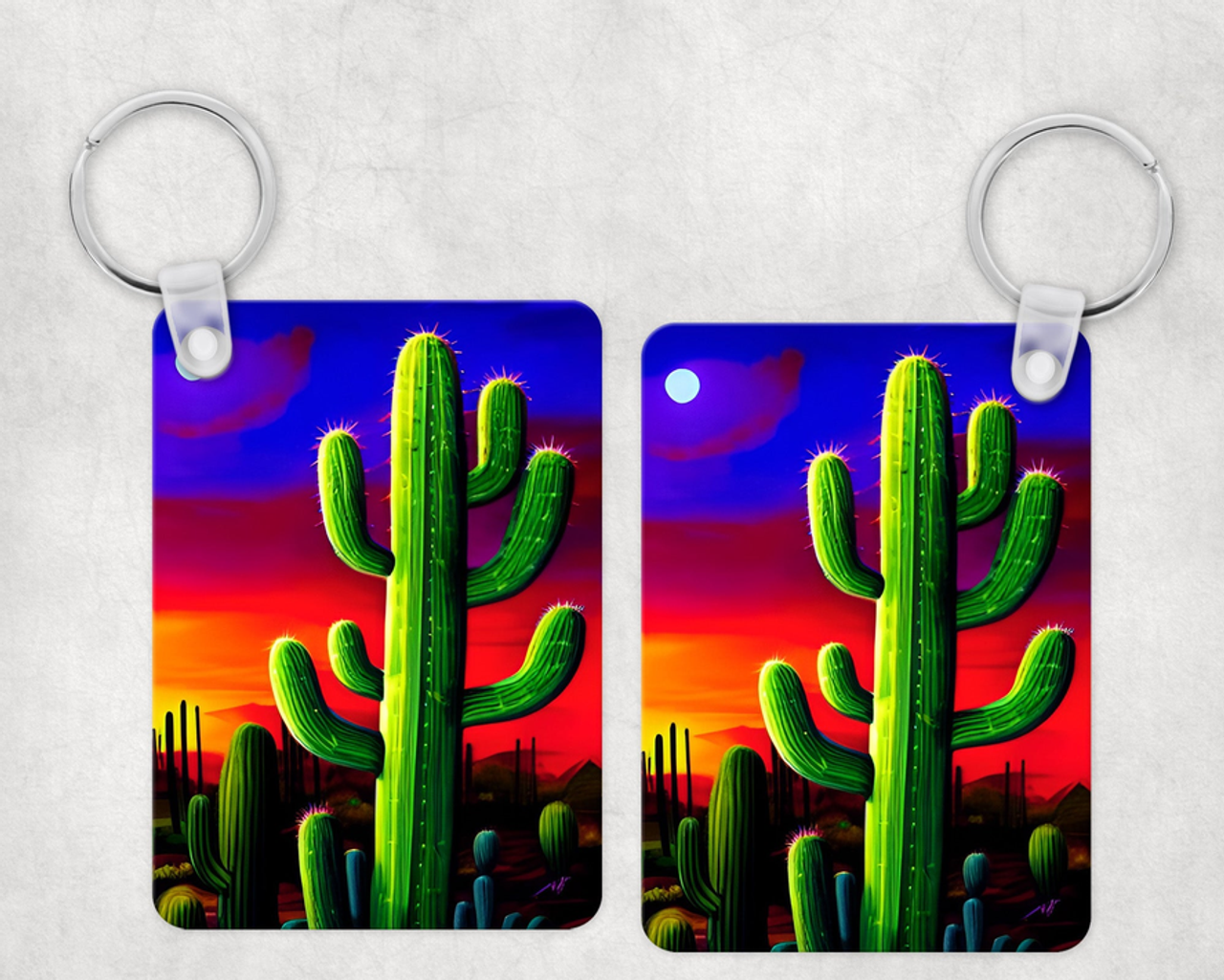 Cactus Keychain