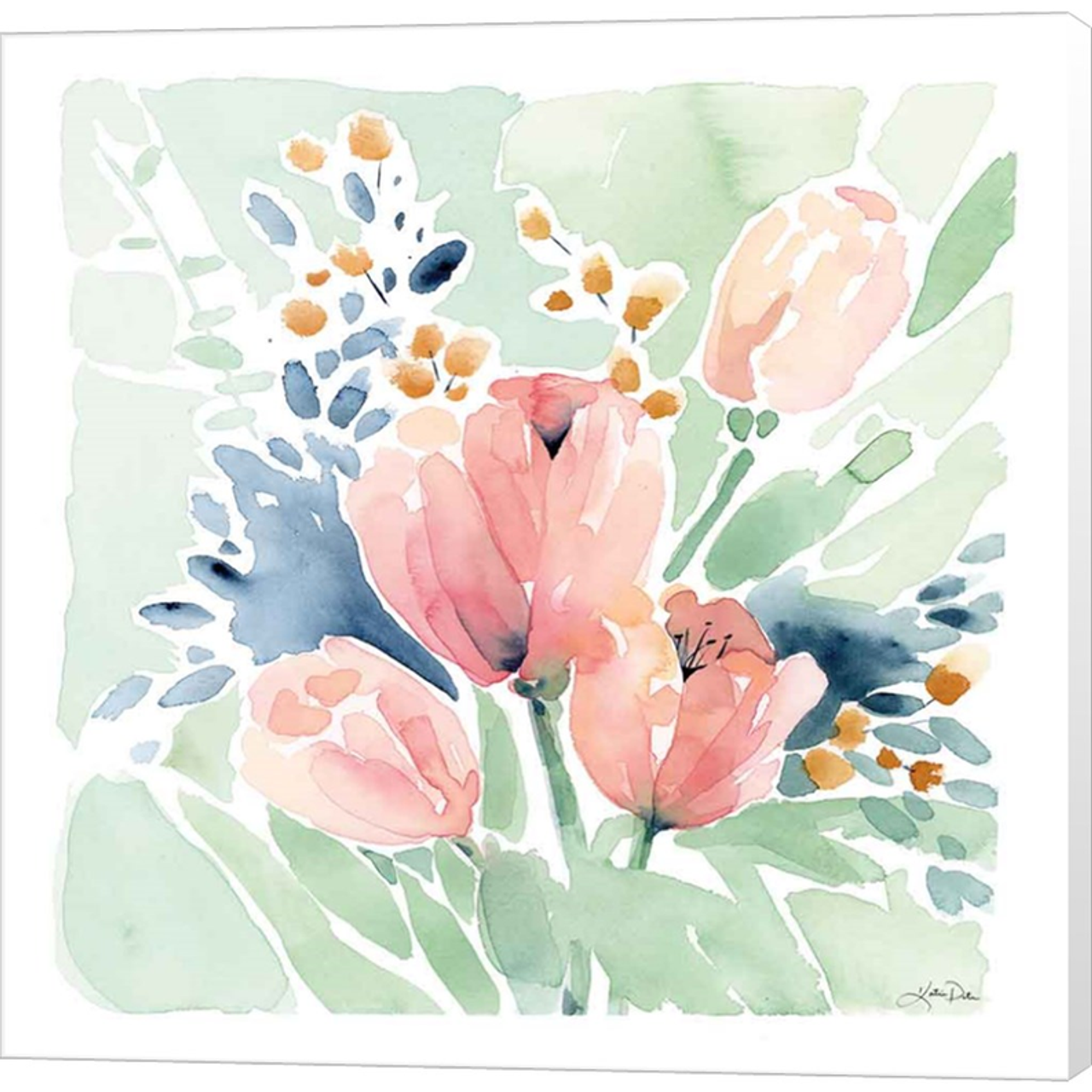 Tulip Bower by Katrina Pete, Canvas Art