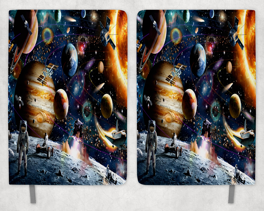 Space  Printed 8 Inch  A-5 Journal - 2053-5548