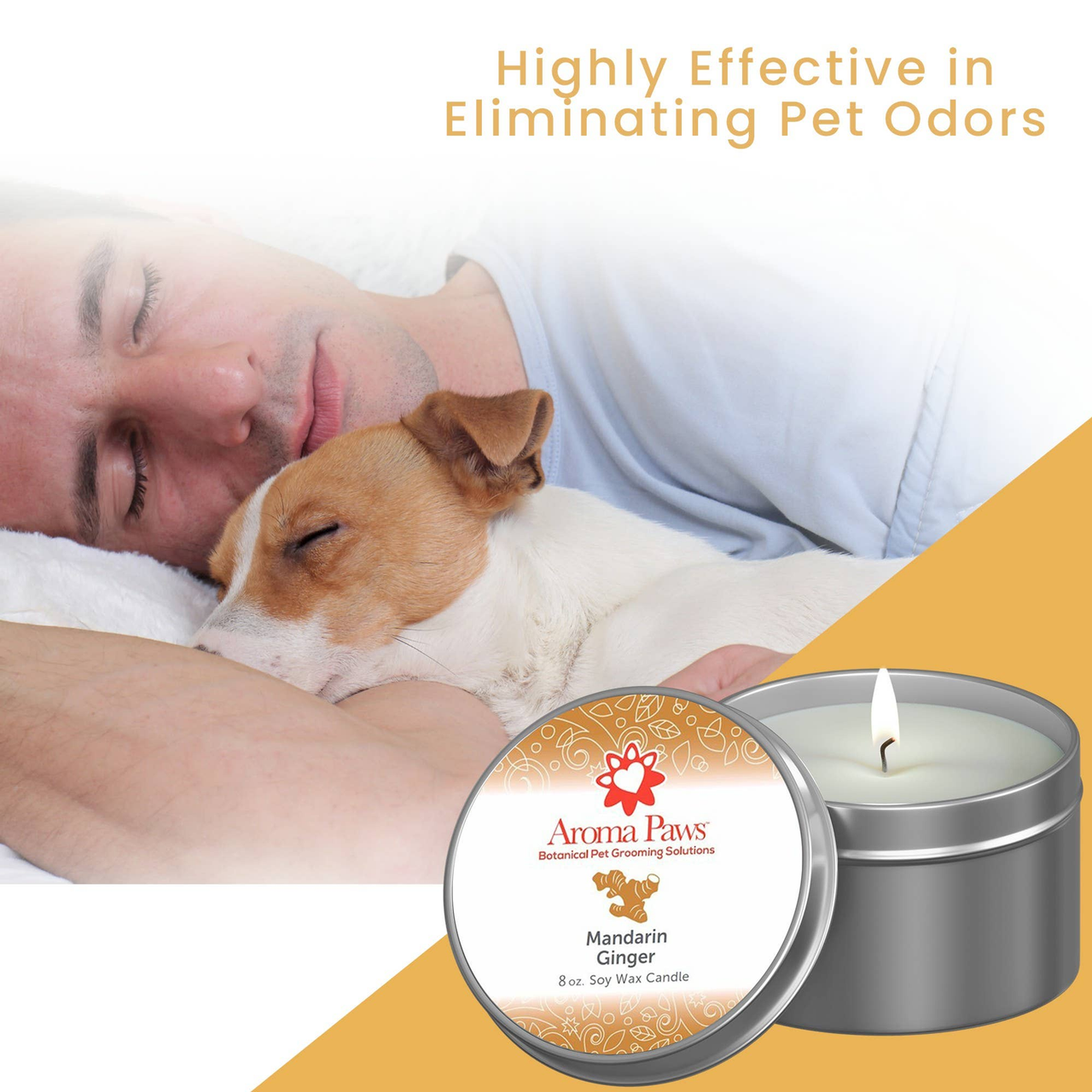 8 OZ CANDLE IN TIN MANDARIN GINGER