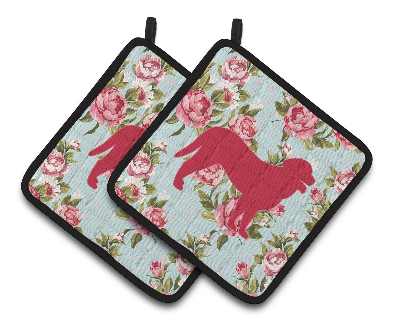 Dog Artwork Pair of Pot Holders - S000213B001695P068651V052