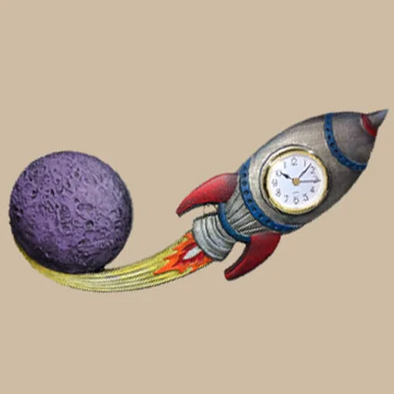 Rocket Clock