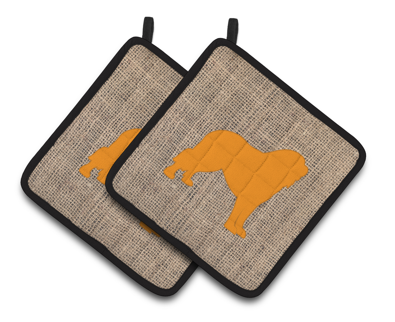 Dog Artwork Pair of Pot Holders - S000213B001695P068651V033