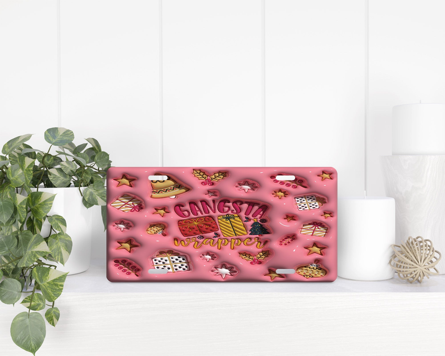 Gangsta Wrapper|License Plate