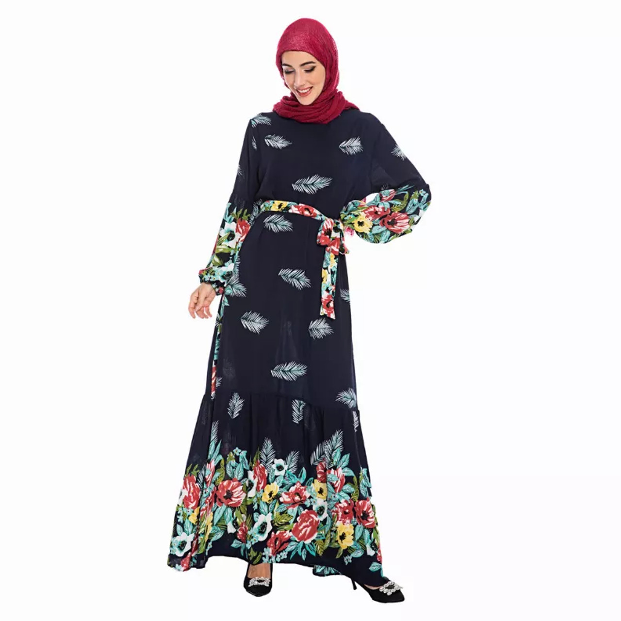 Dubai Floral Print Long Sleeve - S001565B002148P000089V006