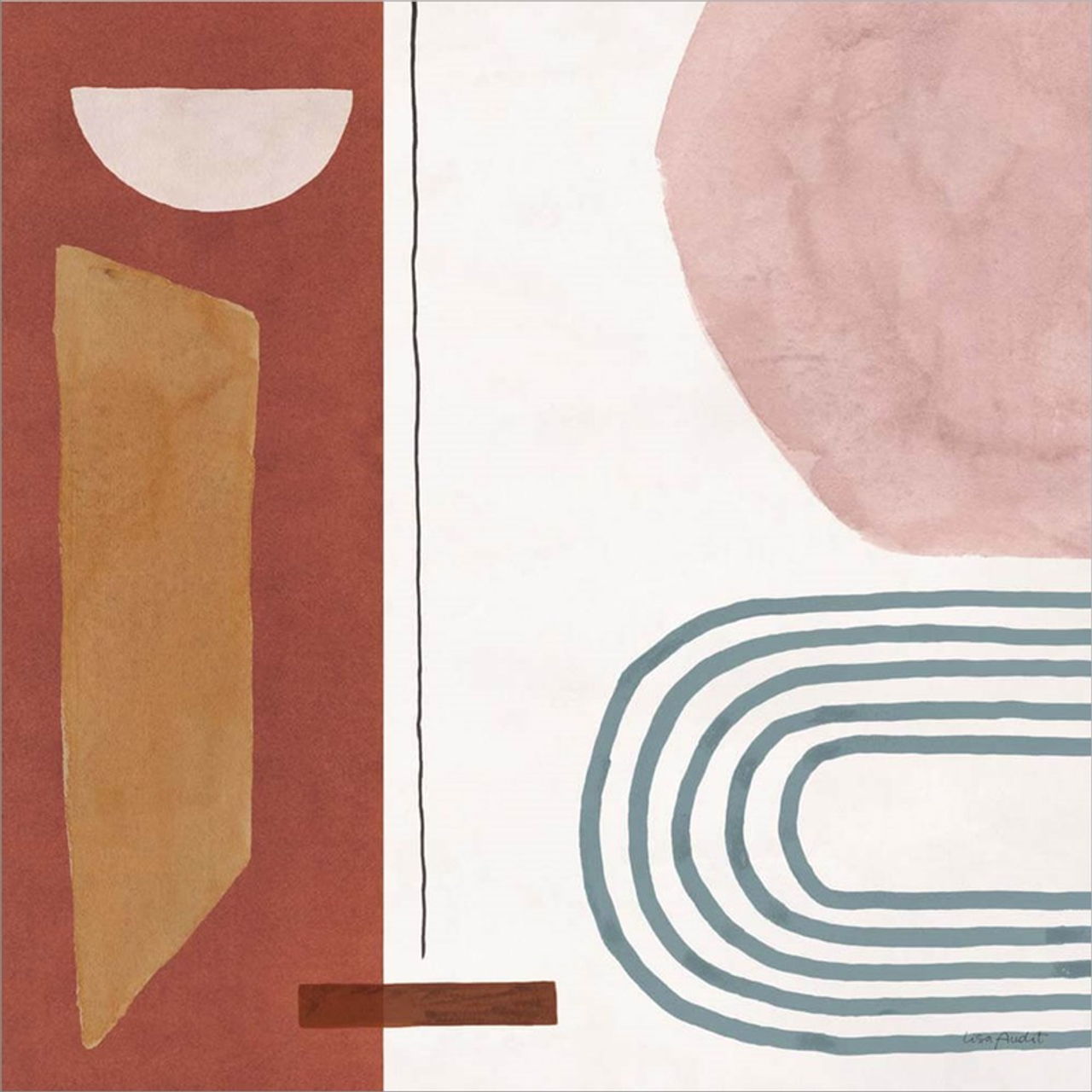 Sierra Abstract 02 by Lisa Audit, Canvas Art - S002122B002483P002359V001
