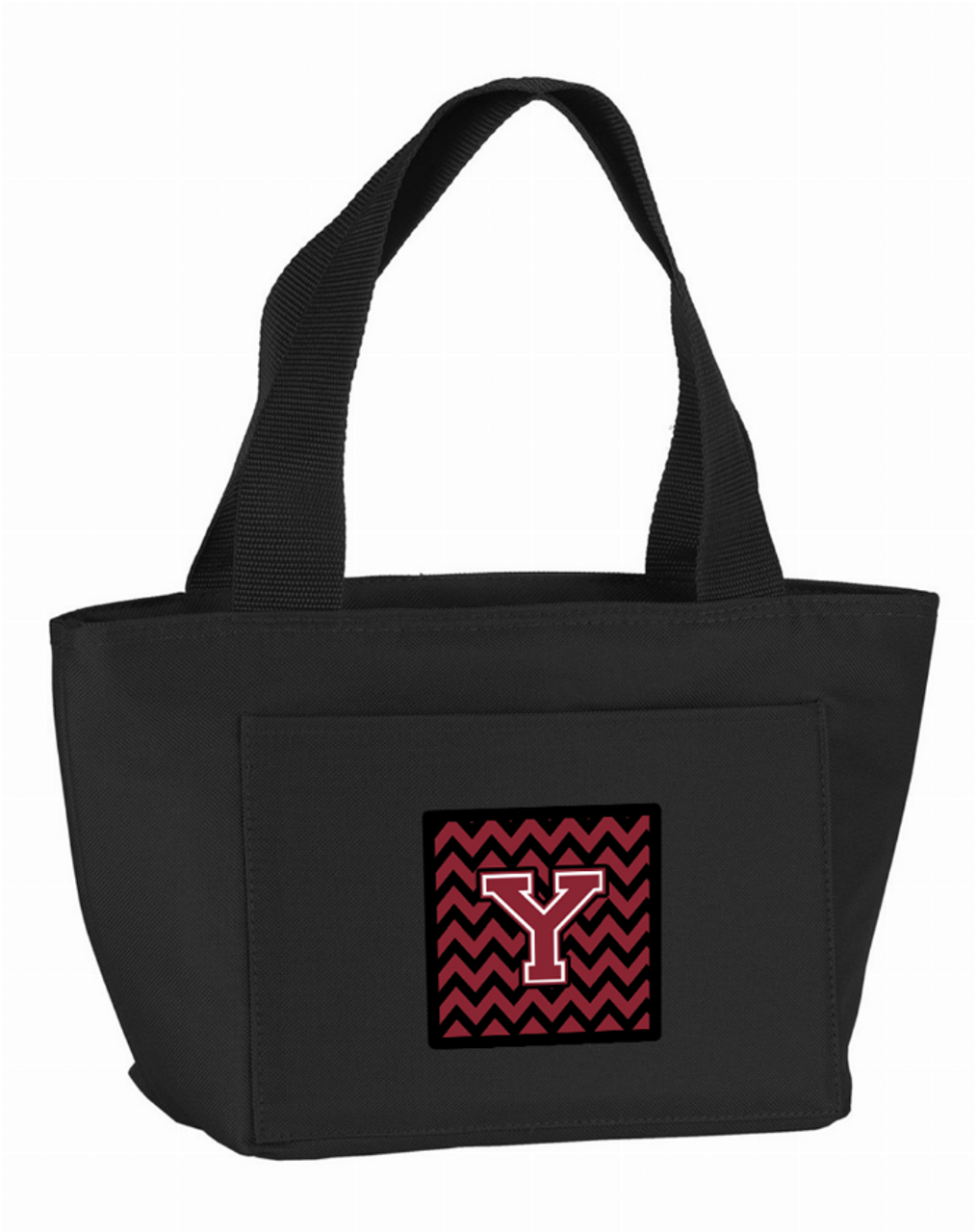 Monogram Letter Chevron Lunch Bag - CJ1052-YBK-8808