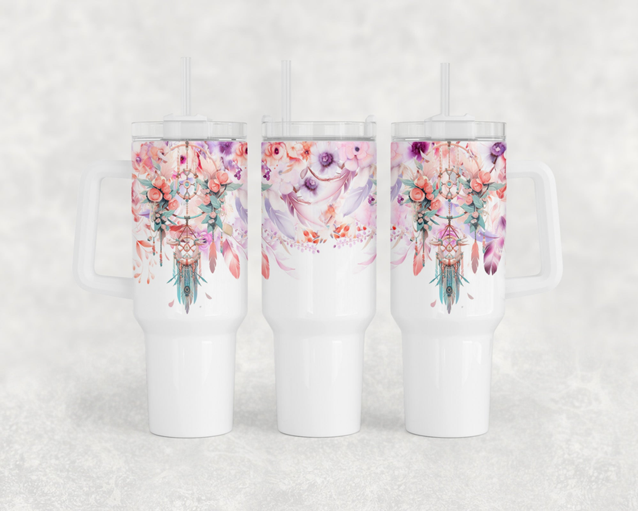 Floral 40oz Tumbler - 2652-1276