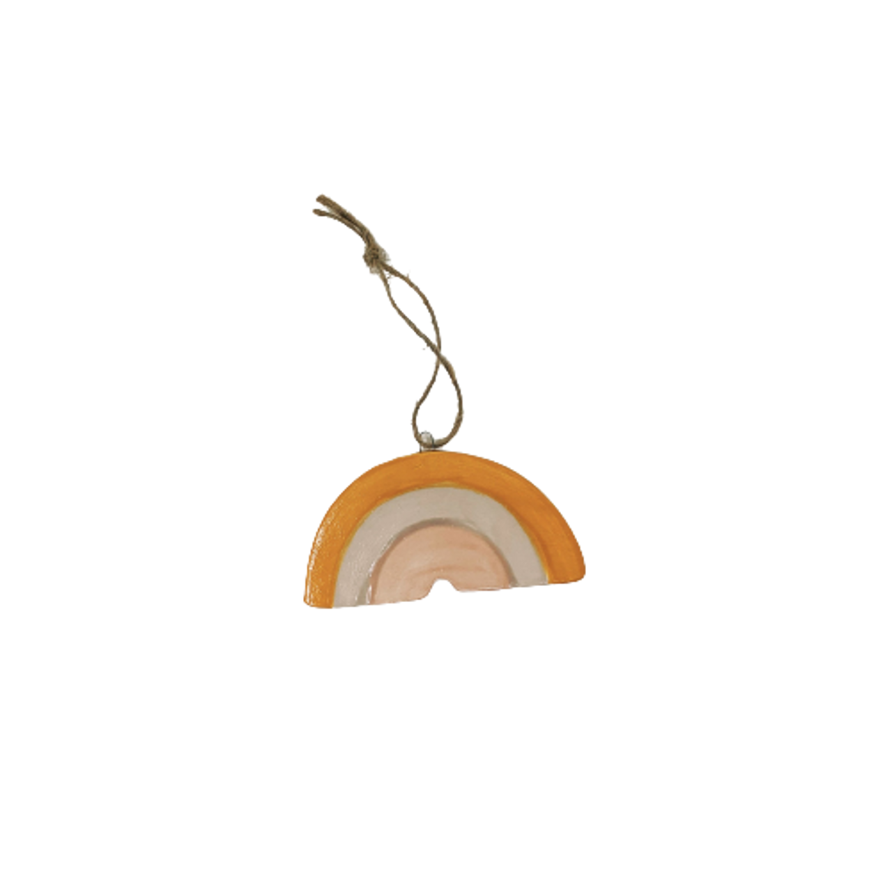 Luna Reece Ceramics - Rainbow Ornament - ACC_LUNAREECE_ORNAMENT-OCHRE