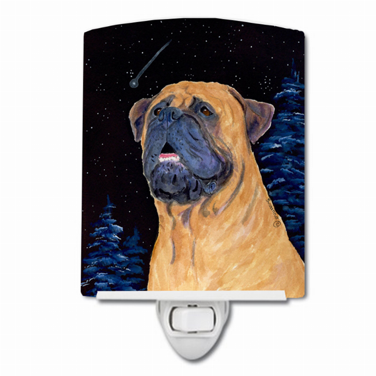 Dog Art Ceramic Night Light - SS8672CNL