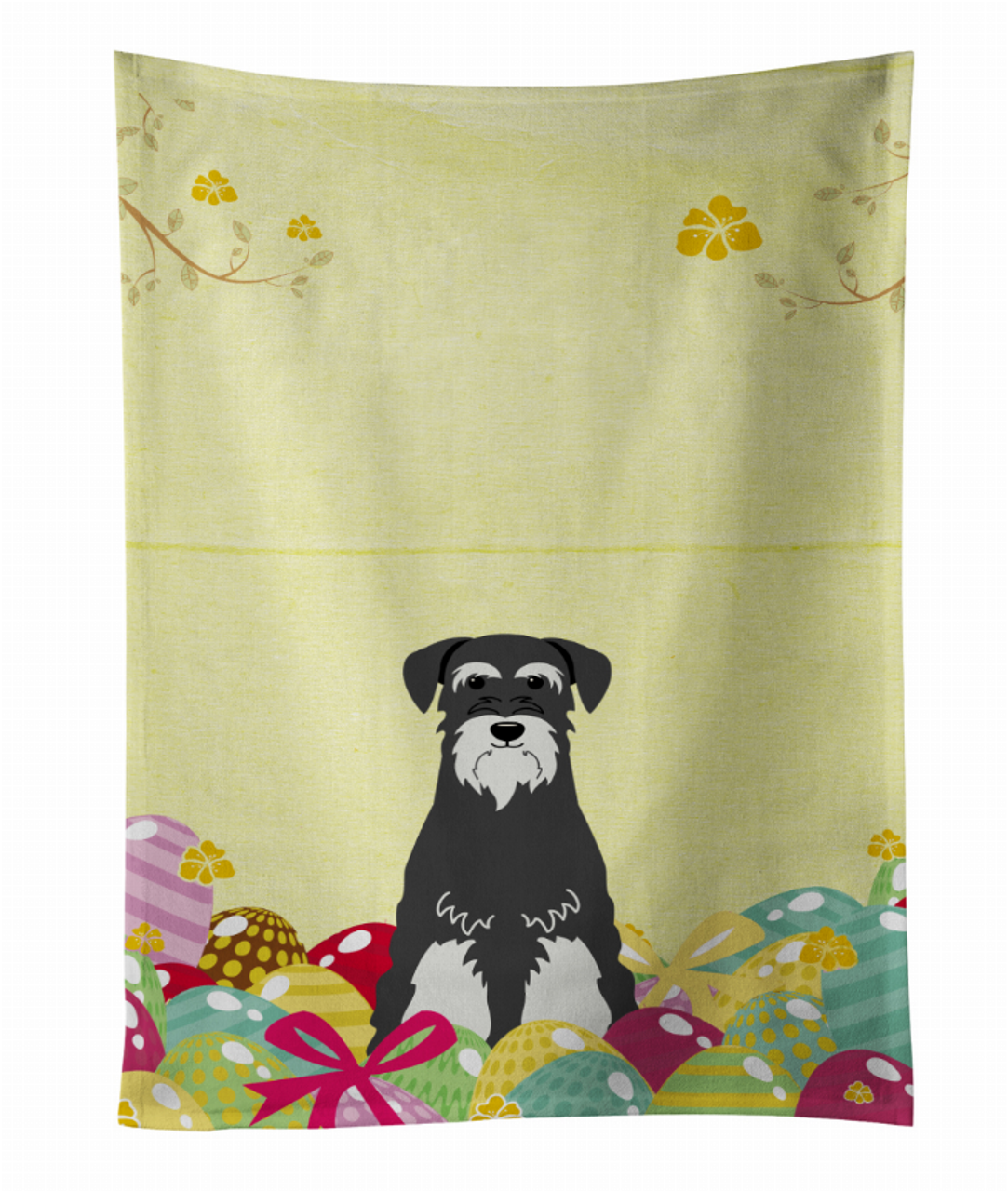 Easter Eggs Design with Dog Kitchen Towel - S000213B001695P084237V000