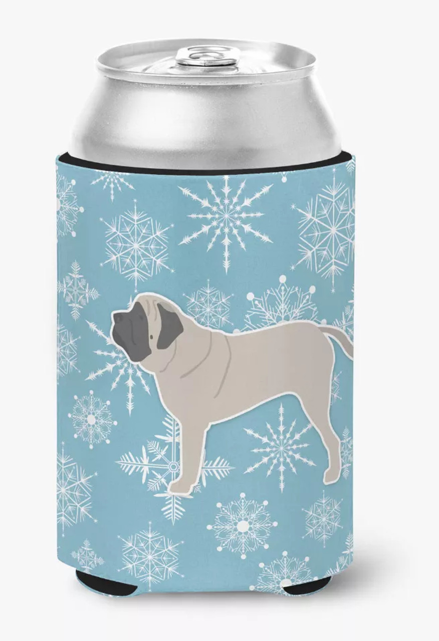 Winter Snowflake Dog Design Can or Bottle Hugger - S000213B001695P072882V000