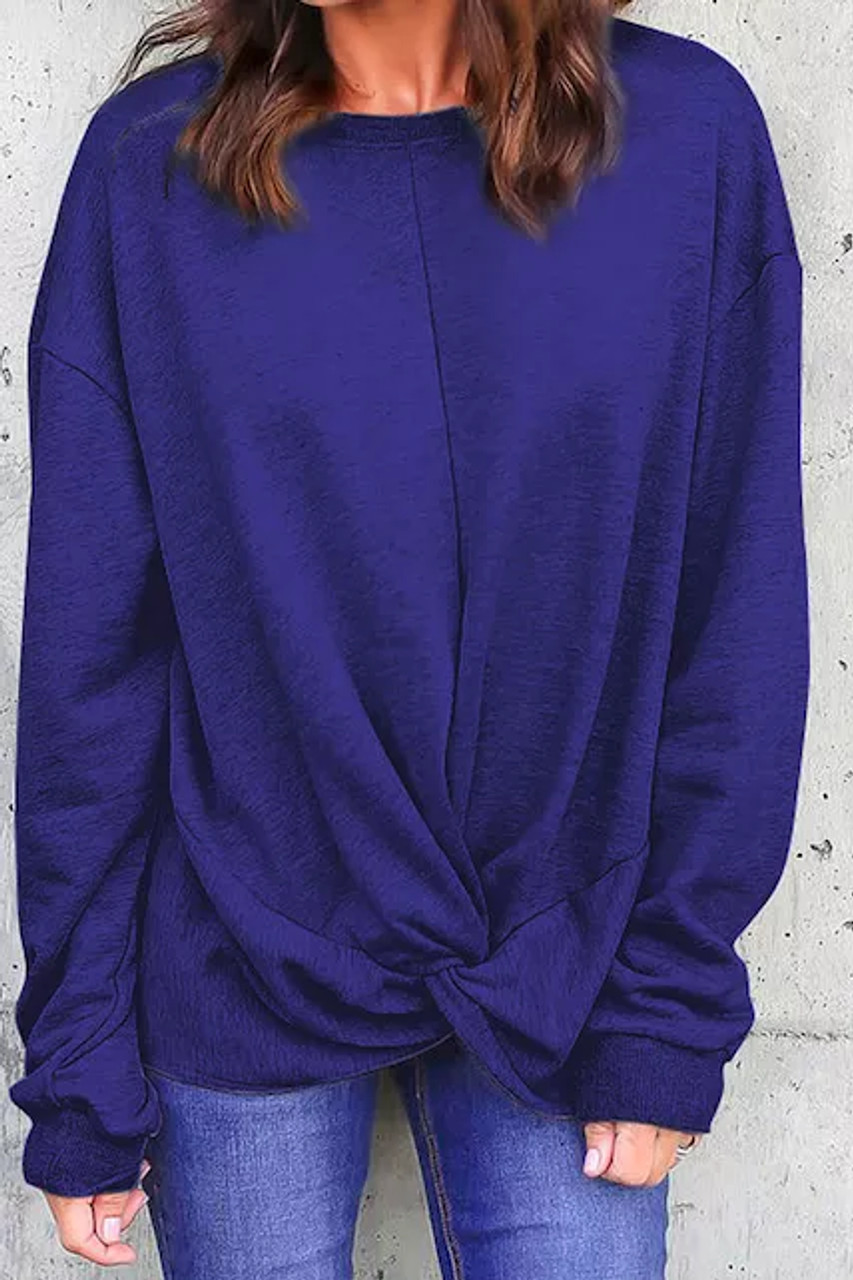 Small Wonders Knot Lightweight Sweatshirt - S000742B001640P002815V011