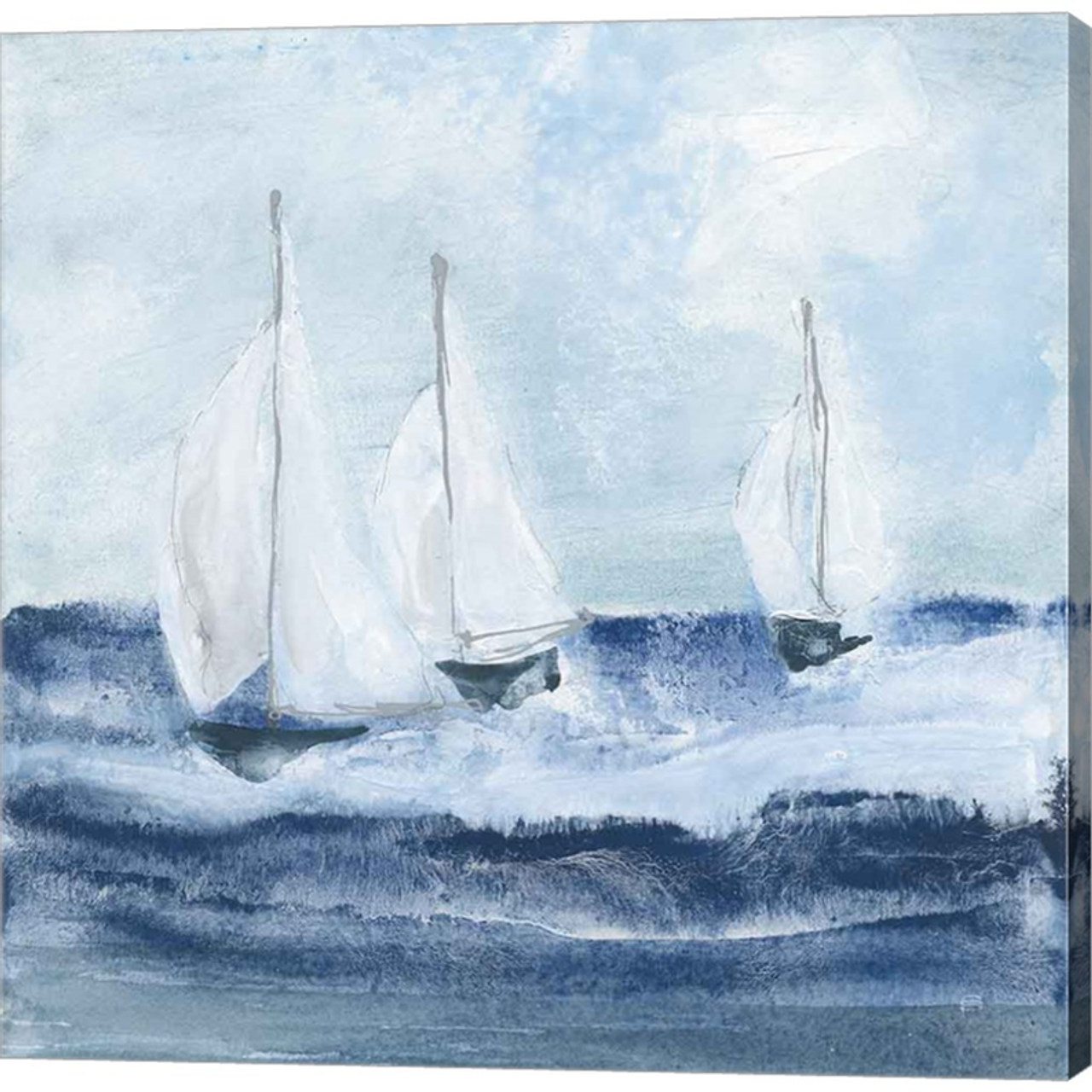 Sailboats VII by Chris Paschke, Canvas Art