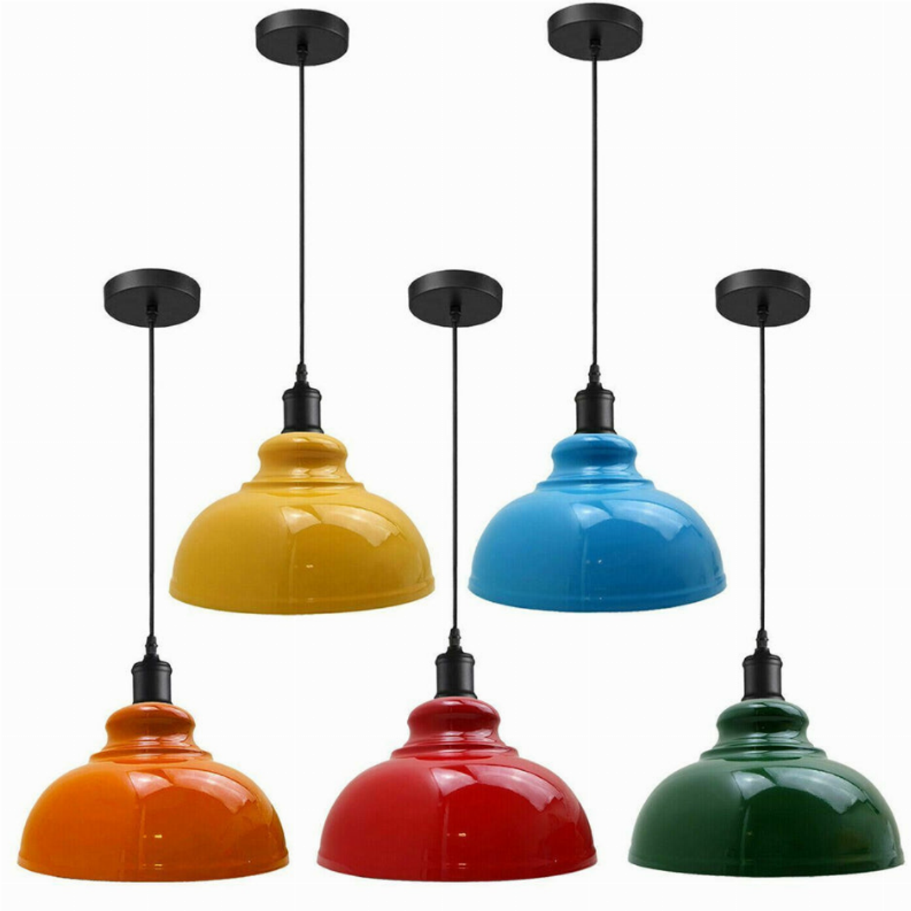 Curvy Shade Pendant Light - CRSF100BM+PHCH1BMRBM+LSCY290GY-CA