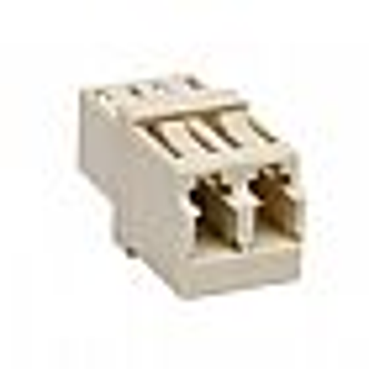Tripp Lite, Cable, Duplex Multimode Fiber Optic Coupler, Dual LC/LC, Beige