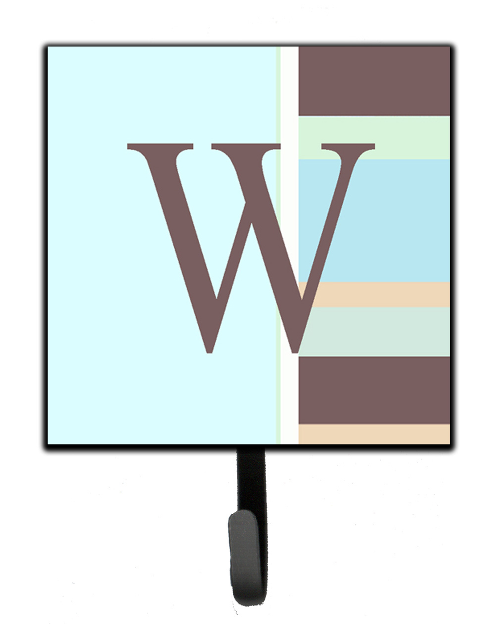 Letter Initial Monogram - Blue Stripes Leash or Key Holder - S000213B001695P023428V022