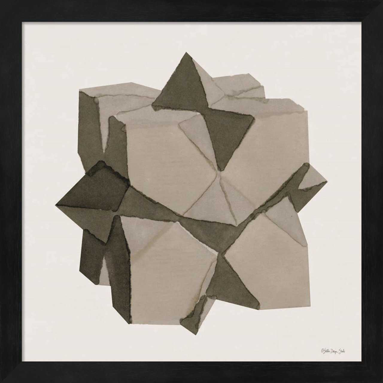 Geo 6 by Stellar Design Studio, Framed Art