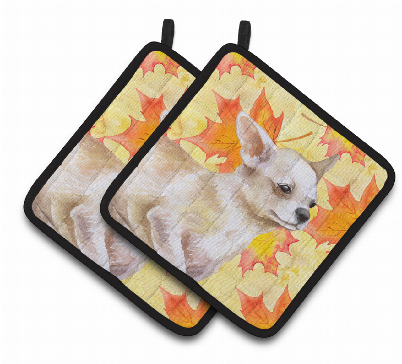 Dog Art Seasonal Pair of Pot Holders - BB9958PTHD