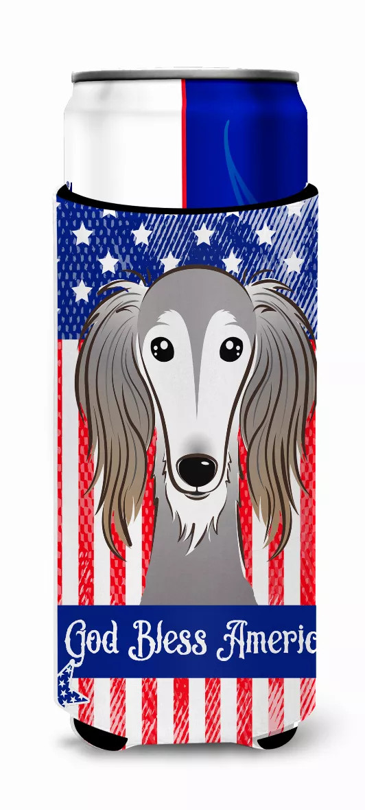 American Flag and Dog Ultra Hugger for slim cans - S000213B001695P061931V000