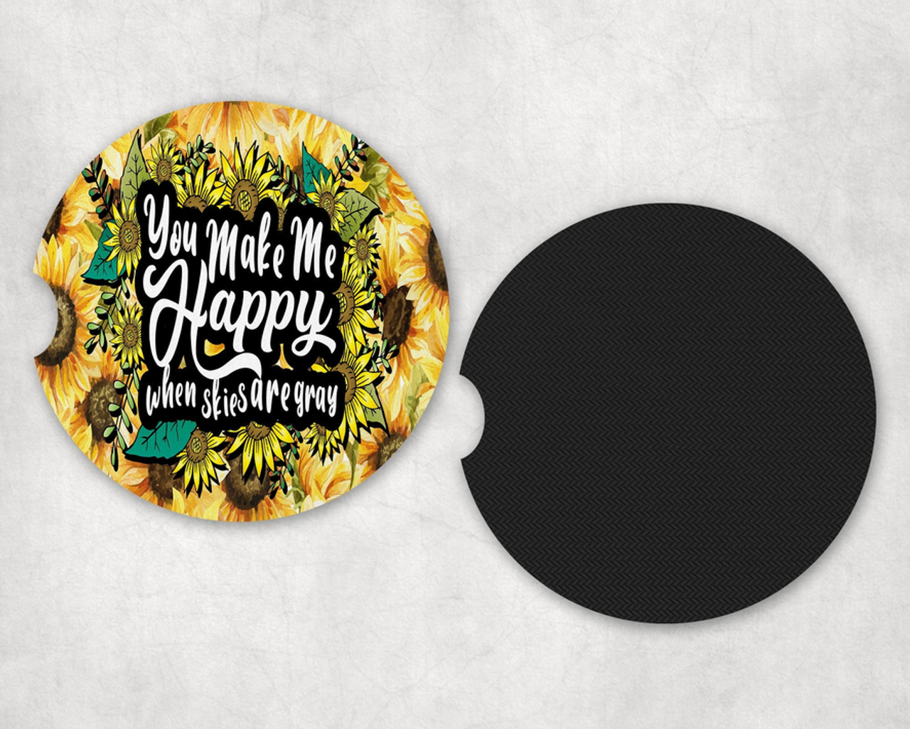 You Are My Sunshine|Car Coaster Set