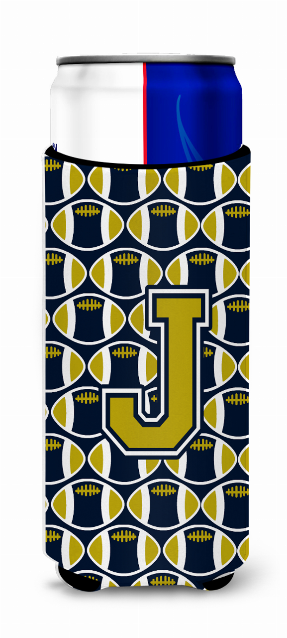 Letter Football Ultra Hugger for slim cans - CJ1074-JMUK